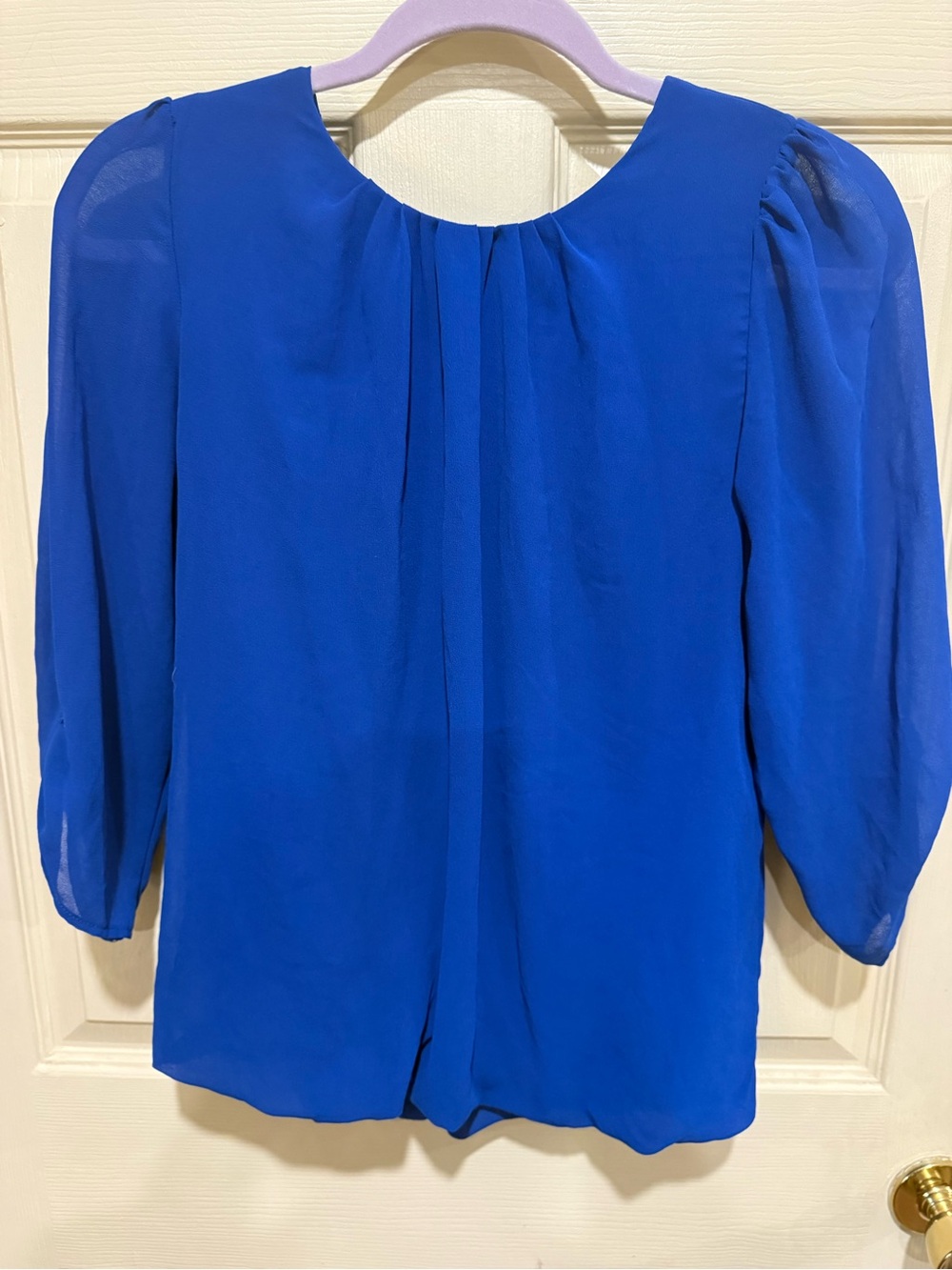 SHEIN Royal Blue Women's Round Neck Blouse